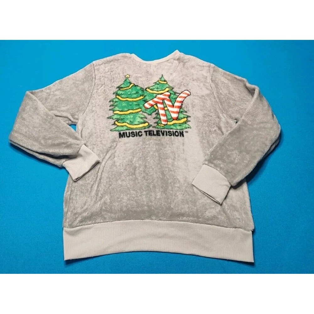 MTV Christmas Logo - Men's Sweatshirt Large‎